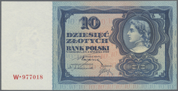 Poland / Polen: 10 Zlotych 1928, P.67 In Almost Perfect Condition With Tiny Dint At Lower Left. Cond - Poland