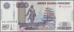 Russia / Russland: 500 Rubles 1997 (2010), P.271d With Solid Number KO 1111111 UNC - Russie