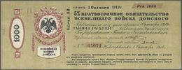 Russia / Russland: South Russia 1000 Rubles 1919 P. S400b In Condition: F. - Russie