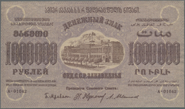 Russia / Russland: Transcaucasia 1.000.000 Rubles 1923 P. S620b In Condition: AUNC. - Russia