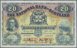 Scotland / Schottland: The National Bank Of Scotland Limited 20 Pounds 1945 P. 260c, 2 Stronger Vert - Autres & Non Classés