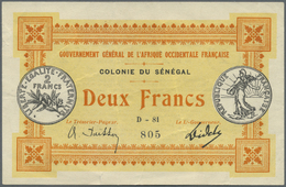 Senegal: Gouvernement Général De L'Afrique Occidentale Française, Colonie Du Senegal 2 Francs L.11.0 - Senegal