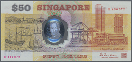 Singapore / Singapur: Set Of 2 CONSECUTIVE Notes 50 Dollars ND(1990) P. 31, Both In Condition: UNC. - Singapore