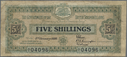 Solomon Islands: 5 Shillings January 2nd 1926, P.1, Extremely Rare Note And A Great Addition To Any - Salomons