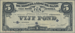 South Africa / Südafrika:  Netherlands Bank Of South Africa 5 Pond To 1920 Offset Printed Front And - Sudafrica