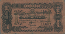 Straits Settlements: 1 Dollar 1916 P. 1c, Used With Several Folds, Tiny Center Hole, No Tears, No Re - Malaysia