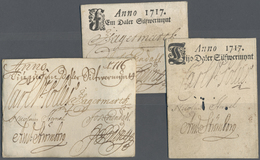 Sweden / Schweden: Set Of 20 Early Issues Containing 5x 25 Daler Silvermynt 1716 P. A62 (unfolded, L - Svezia