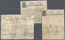 Sweden / Schweden: Set Of 20 Early Issues Containing 5x 25 Daler Silvermynt 1716 P. A62 (unfolded, L - Sweden