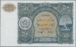 Afghanistan: 50 Afghanis SH1315 (1936) Remainder With Backside Text In Farsi, P.19 In Perfect UNC Co - Afghanistan