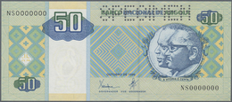 Angola: 50 Kwanzas 1999 Specimen P. 146as With Zero Serial Numbers, Specimen Perforation In Conditio - Angola