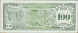 Aruba: Aruba 100 Florin 1986 P. 5, One Minor Stain Trace At Lower Left Corner, Otherwise UNC. - Aruba (1986-...)