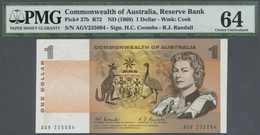 Australia / Australien: Pair Of The 1 Dollar ND(1968) Rare Signature Coombs/Randall Running Pair AGV - Altri & Non Classificati