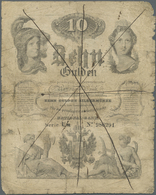 Austria / Österreich: Privilegierte Oesterreichische National-Bank 10 Gulden 1847, P.A76, Pen Cancel - Oesterreich