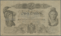 Austria / Österreich: Privilegierte Oesterreichische National-Bank 2 Gulden 1848, P.A82, Seldom Offe - Austria