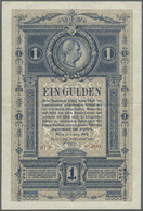 Austria / Österreich: K.u.K. Reichs-Central-Casse 1 Gulden 1882, P.A153, Great Original Shape With S - Oesterreich