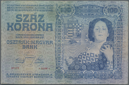 Austria / Österreich: 100 Kronen 1910 P. 11, Very Rare Banknote, Vertical And Horizontal Fold, Used - Austria
