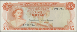 Bahamas: 5 Dollars L.1968 P. 29 In Condition: AUNC. - Bahamas