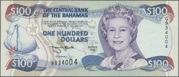 Bahamas: Rare Set Of 2 CONSECUTIVE Notes Of 100 Dollars 1996 P. 67, Hard To Find As Consecutive Pair - Bahama's