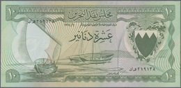 Bahrain: 10 Dinars L.1964, P.6 In UNC Rare! - Bahrein