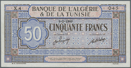 Tunisia / Tunisien: 50 Francs 1959 P. 23, Rarer Issue, Only One Light Center Fold, Otherwise Perfect - Tusesië