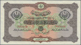 Turkey / Türkei: 1 Livre L. 04.02. AH1332 / 1913, P.99a, Excellent Condition With Bright Colors And - Turkije