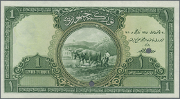 Turkey / Türkei: 1 Livre L.1341 (1926) De La Rue SPECIMEN, P.119s In Perfect UNC Condition - Turkije