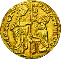 Italien: Venedig, Antonio Venieri 1382-1400: 1 Dukat O.J., Friedberg 1229. 3,5 G. Sehr Schön. - 1900-1946 : Victor Emmanuel III & Umberto II