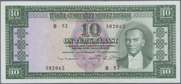 Turkey / Türkei: 10 Lira L. 1930 (1951-1961), P.161 In Perfect UNC Condition - Turchia