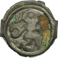 Monnaie, Rèmes, Potin, TB+, Potin, Delestrée:155 - Celtic