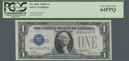 United States Of America: 1 Dollar Silver Certificate Series 1928A With Signatures: Woods & Mellon, - Other & Unclassified