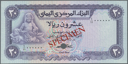 Yemen / Jemen: 20 Rials ND Specimen P. 14s In Condition: UNC. - Yemen