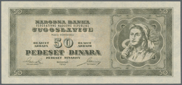Yugoslavia / Jugoslavien: 50 Dinara 1950, P.67u (not Issued) In Perfect UNC Condition - Jugoslavia
