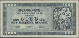 Yugoslavia / Jugoslavien: 5000 Dinara 1950, P.67y (not Issued) In Perfect UNC Condition. Very Rare! - Yugoslavia