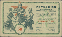 Yugoslavia / Jugoslavien: Committee Of The Slovenian Government Liberty Front 50 Reichsmark 1943, P. - Yougoslavie