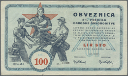 Yugoslavia / Jugoslavien: Committee Of The Slovenian Government Liberty Front 100 Lir 1943, P.S123, - Yugoslavia