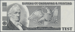 Testbanknoten: USA: Bureau Of Engraving And Printing Test Note From 1993, Uniface Intaglio Print On - Fiktive & Specimen