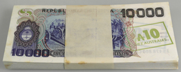 Argentina / Argentinien: Bundle With 100 Pcs. 10 Australes Ovpt. On 10.000 Pesos Argentinos ND(1985) - Argentinien