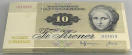Denmark  / Dänemark: Bundle Of 85 Banknotes 10 Kroner 1978 P. 47 All In Condition: UNC. (85 Pcs) - Danemark