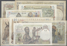 French West Africa / Französisch Westafrika: Large Dealers Lot Of About 300 Banknotes French West Af - États D'Afrique De L'Ouest