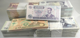 Iraq / Irak: Giant Set With 8000 Banknotes In 8 Bricks Saddam Hussein Issue Containing 1000 Pcs. 50 - Iraq