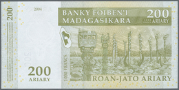 Madagascar: 1994/2008 (ca.), Ex Pick 75-NEW, Quantity Lot With 127 Banknotes In Good To Mixed Qualit - Madagaskar