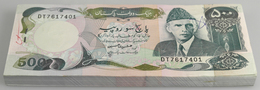 Pakistan: Bundle With 100 Pcs. 500 Rupees ND(1986-2006), P.42 With Running Serial Numbers In UNC Con - Pakistan