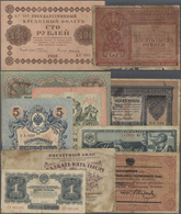 Russia / Russland: Small Lot With 21 Banknotes Russia With Some Regional Issues Comprising For Examp - Russie