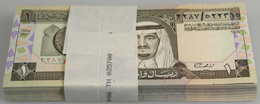 Saudi Arabia  / Saudi Arabien: Bundle With 100 Pcs. 1 Riyal AH1379 (1961-84), P.21c With Running Ser - Arabie Saoudite
