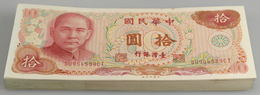 Taiwan: Bundle With 100 Pcs. 10 Yuan 1976, P.1984 In UNC Condition. (100 Pcs.) - Taiwan