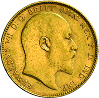 Australien - Anlagegold: Edward VII. 1901-1910: Sovereign 1905 P Für Perth, KM # 15, Friedberg 34, 7 - Autres & Non Classés