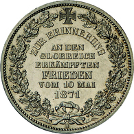 Bremen: Taler 1871 B, AKS 2018, No. 17, Jaeger 28, Winzige Kratzer, Vorzüglich-Stempelglanz. - Andere & Zonder Classificatie