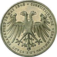 Frankfurt Am Main: Doppelgulden 1848, Auf Die Wahl Von Erzherzog Johann Von Österreich Zum Reichsver - Andere & Zonder Classificatie
