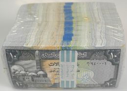 Yemen / Jemen: Original Complete Brick Of 1000 Banknotes 10 Riyals ND P. 24 In Condition: UNC. (1000 - Yémen