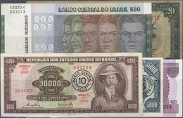 Alle Welt: Huge Collection With 278 Banknotes North- And South America Comprising Several Better Not - Other & Unclassified